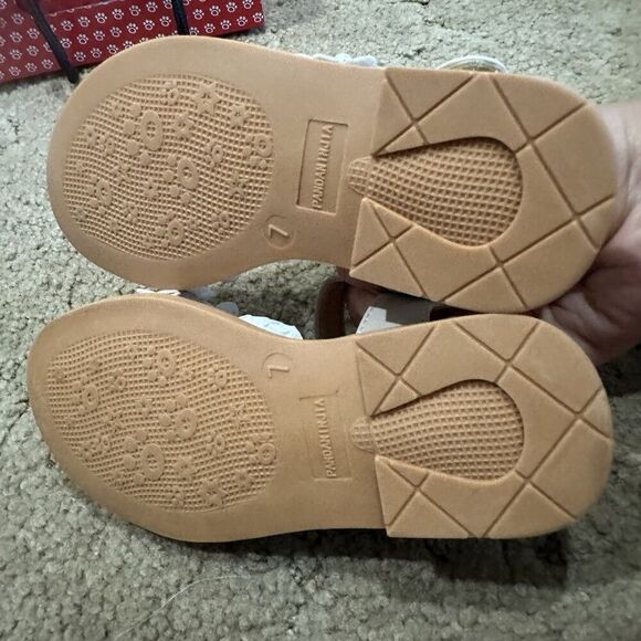 PANDA NINJA DIANA GIRLS SANDAL FAUX PEARL FLOWER DESIGN STRAPPY SANDAL SIZE 7 - Picture 5 of 5